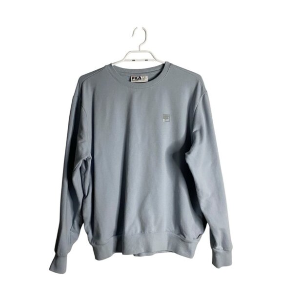 Fila Women's Light Blue Crewneck Sweatshirt - Picture 1 of 9